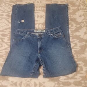 Harley-Davidson Women's Medium Blue Bootcut Jeans. Size 6L